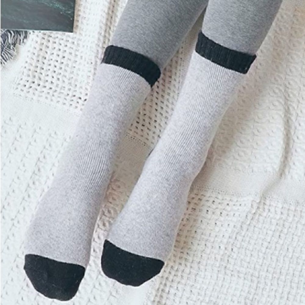 Color Patch Merino Wool Blend Socks - Picture 4 of 6